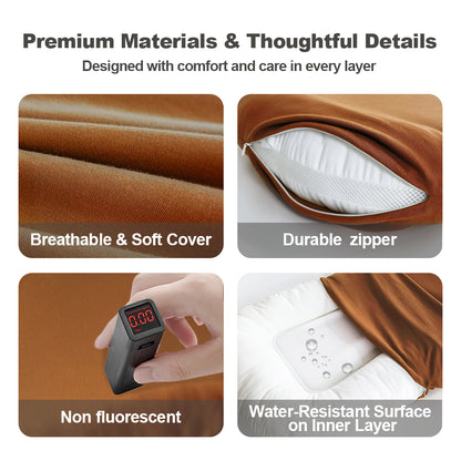 Baby Lounger, Soft Cotton Cover and Waterproof Inner, Brown