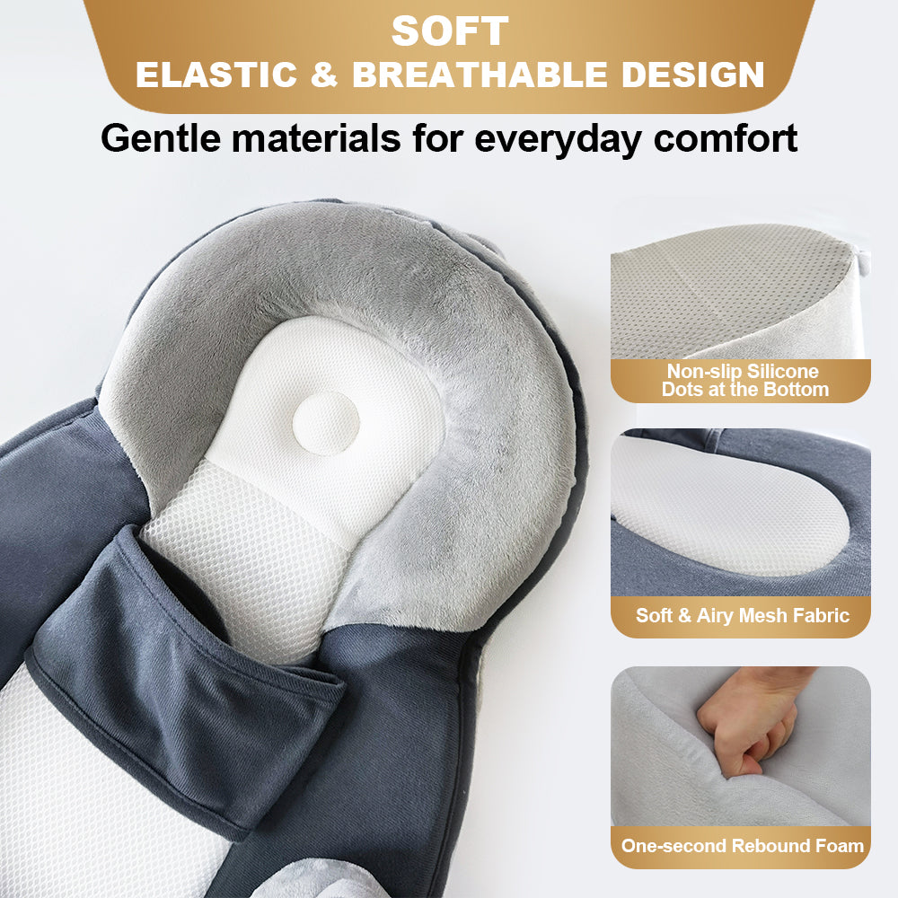4-in-1 Anti Overflow Breastfeeding Pillow
