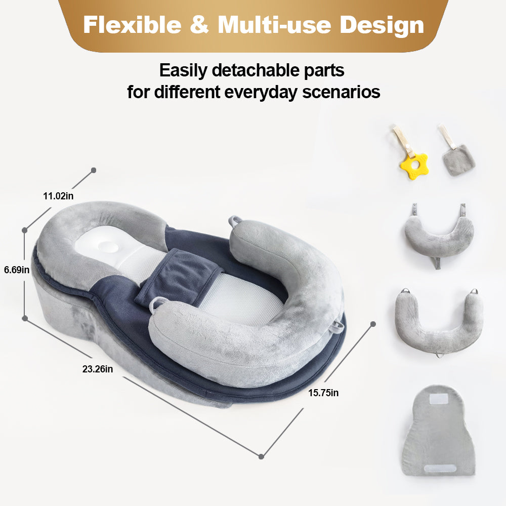 4-in-1 Anti Overflow Breastfeeding Pillow