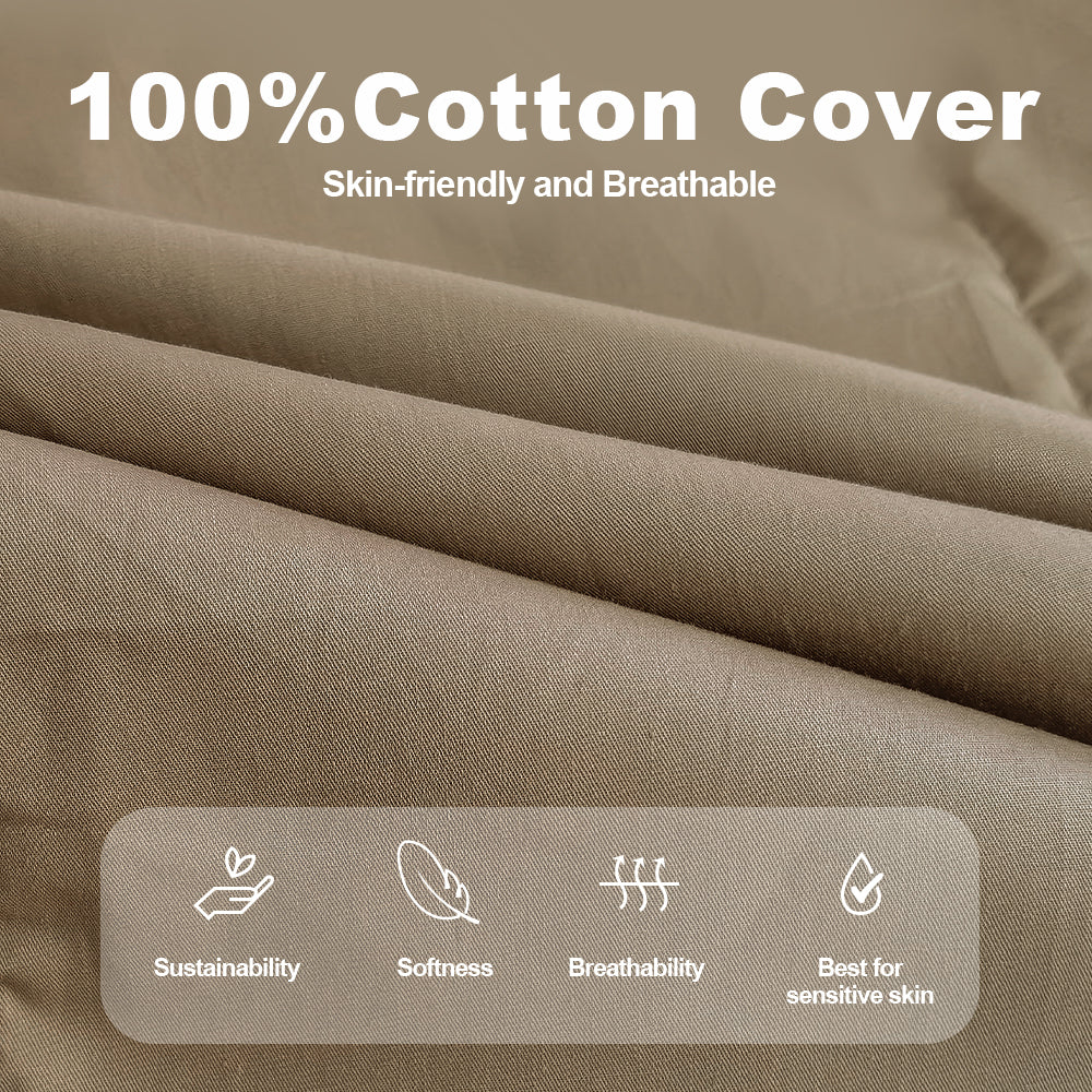 Baby Lounger, Reversible & Breathable Cotton, Brown