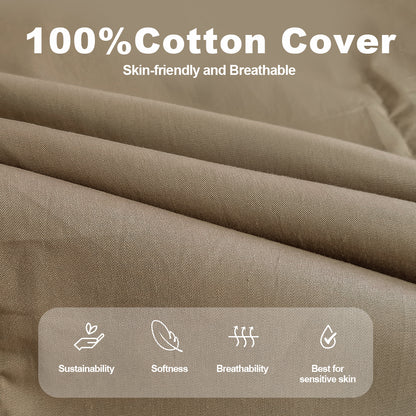 Baby Lounger, Reversible & Breathable Cotton, Brown