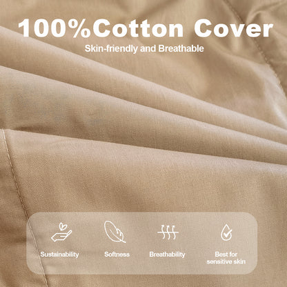 Baby Lounger, Reversible & Breathable Cotton, Khaki