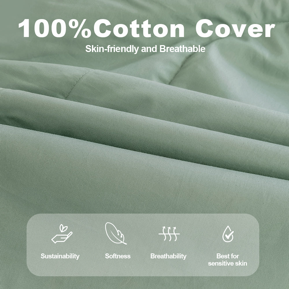 Baby Lounger, Reversible & Breathable Cotton, Green